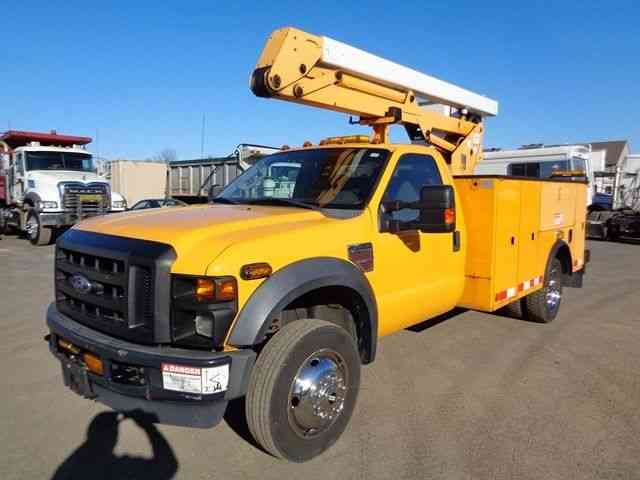 FORD F450 BUCKET BOOM TRUCK TURBO DIESEL (2008)