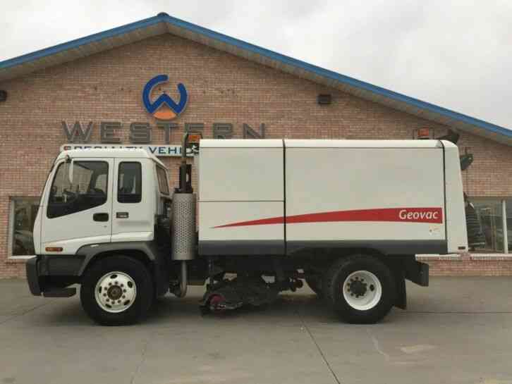 GMC T7500 Sweeper Truck Vac Vacuum Geovac (2008)