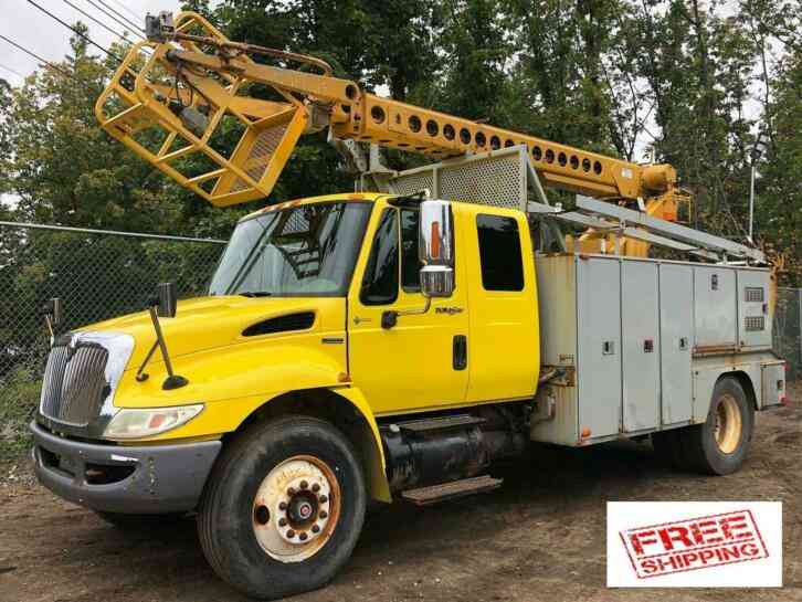 International 4300 Cable Placing Bucket Boom Truck Telsta T40 (2008)