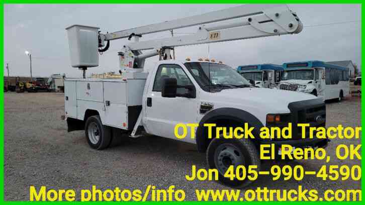Ford F-550 42ft Work Height Bucket Utility Truck ETI ETA37SH 6. 8L Gas F550 (2009)
