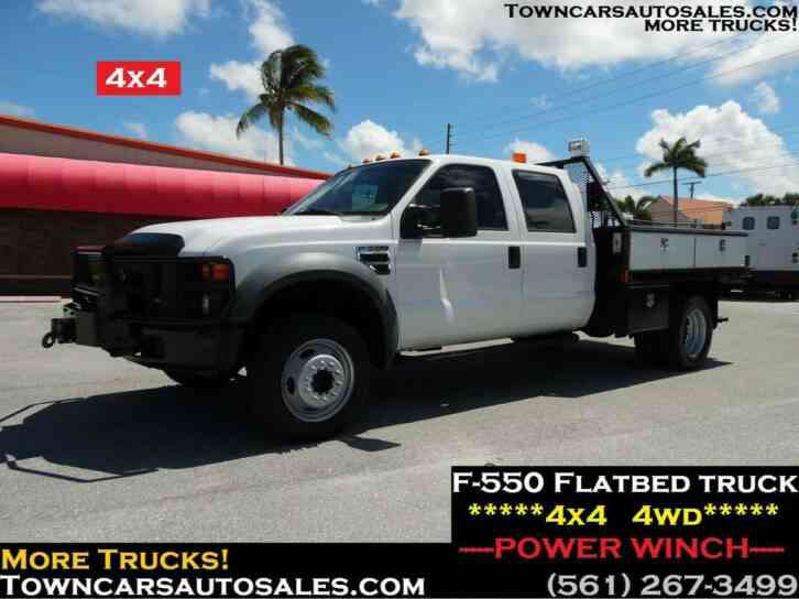 FORD F-550 4x4 Flatbed Truck 4WD (2009)