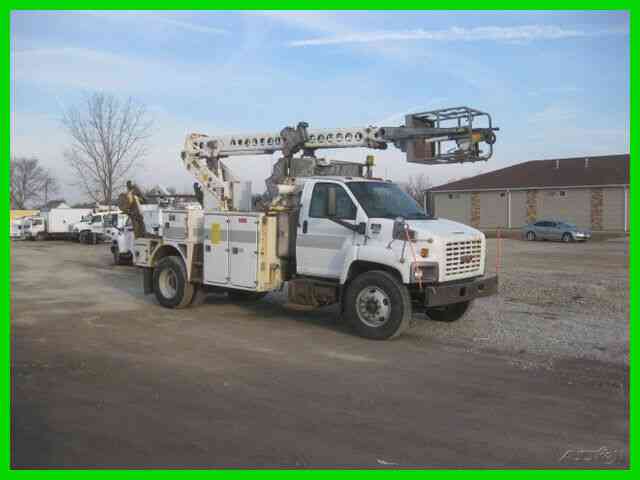 GMC C8500 7. 8L ISUZU, ALLISON, WITH ALTEC A-T40C CABLE PLACER (2009)