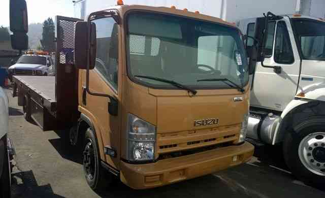 Isuzu NRR 16ft Flatbed Truck 5. 2L Diesel Auto 19, 500# GVWR (2010)