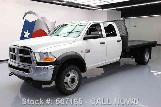 Dodge Ram 4500 CREW DIESEL DRW 4X4 FLAT BED (2011)