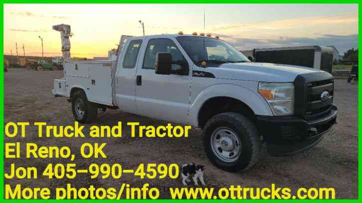Ford F-350 4wd Extended Cab Service Utility Bed 6. 2L Gas F350 (2011)