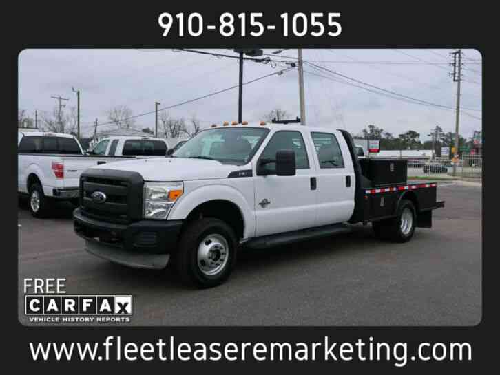 Ford F350 Super Duty DRW 4WD Flatbed 10 Ft Flatbed 4WD Crew Cab Powerstroke Diesel (2011)