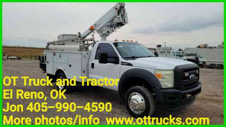 Ford F-450 34ft Work Height Bucket Truck 6. 8L Gas (2011)