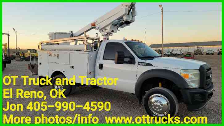 Ford F-450 35ft Work Height Bucket Utility Truck 6. 8L Gas (2011)