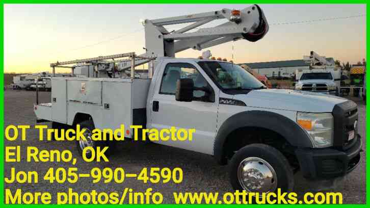 Ford F-450 40ft Work Height ETI Bucket Truck 6. 8L Gas ETC35SNT (2011)