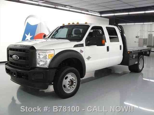 Ford F-450 CREW CAB DIESEL DRW 4X4 FLAT BED (2011)