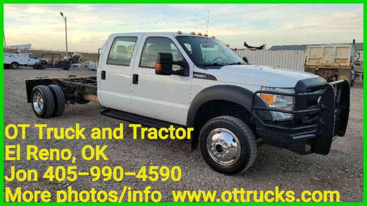 Ford F-550 4wd Crew Cab 84in CTA Chassis 6. 8L Gas 31k Miles (2011)