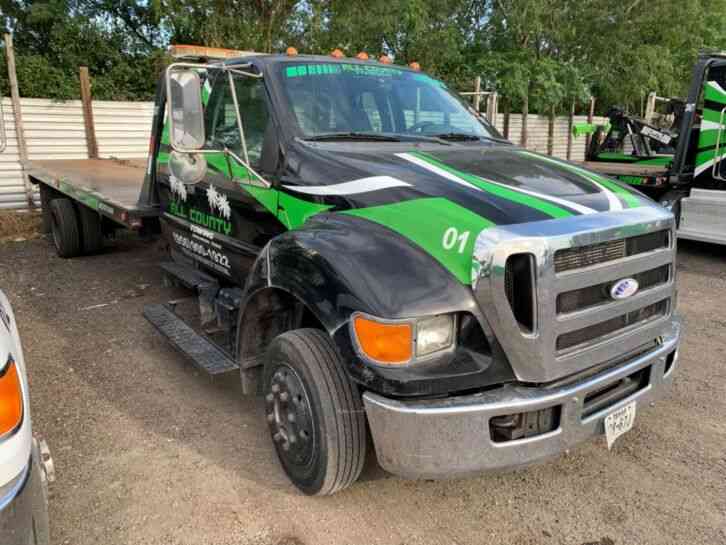 ford f650 flatbed wrecker (2011)