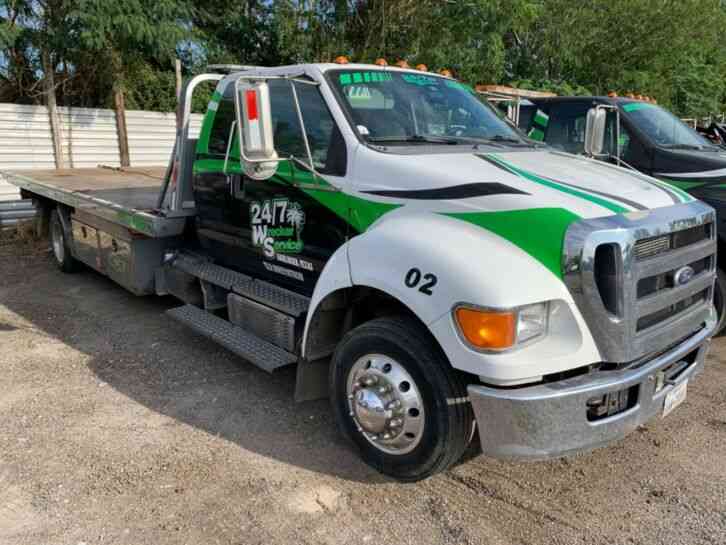 ford f650 flatbed wrecker (2011)