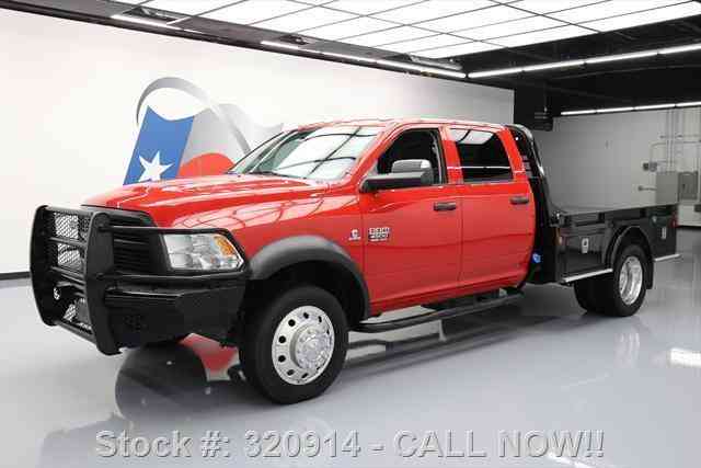 Dodge Ram 4500 CREW 4X4 DIESEL DUALLY FLATBED (2012)