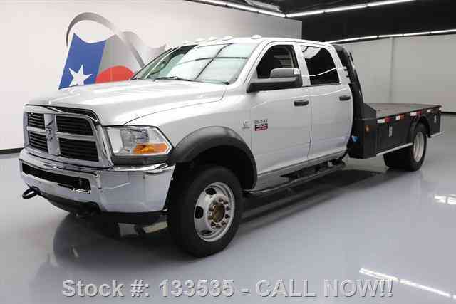 Dodge Ram 4500 CREW 4X4 DIESEL DUALLY FLATBED (2012)