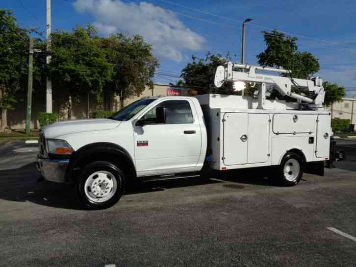 DODGE RAM 5500 MECHANICS SERVICE CRANE TRUCK DIESEL (2012)