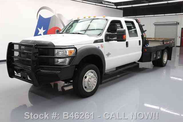 Ford F-550 CREW CAB DIESEL DRW FLAT BED 6-PASS (2012)