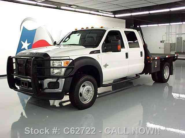 Ford F-550 4X4 CREW DIESEL DUALLY FLATBED TOW (2012)
