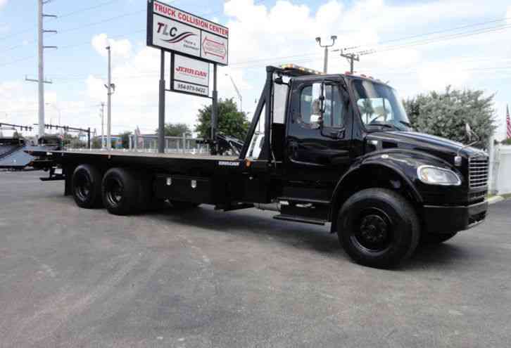 Freightliner BUSINESS CLASS M2 28FT 15 TON ROLLBACK INDUSTRIAL JERRDAN. . TANDEM A (2012)