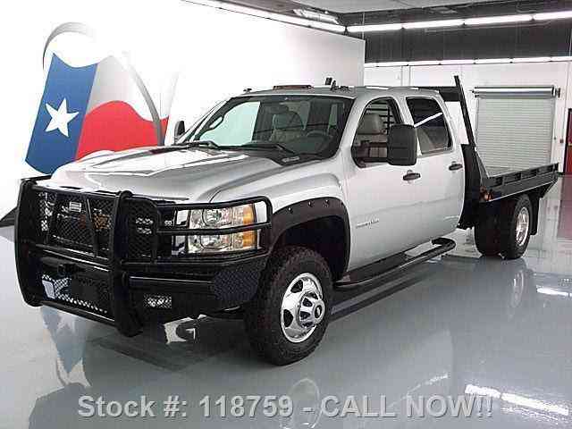 Chevrolet Silverado 3500 LT DIESEL DRW 4X4 FLAT BED (2013)