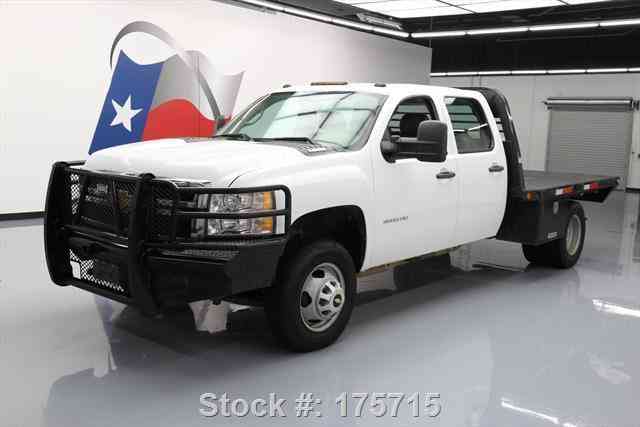 Chevrolet Silverado 3500 HD CREW 4X4 DIESEL FLATBED (2013)