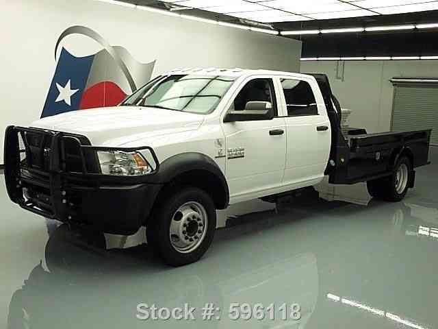 Dodge Ram 4500 4X4 CREW DIESEL DRW FLATBED TOW (2013)