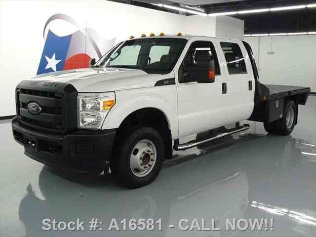 Ford F-350 CREW DIESEL DUALLY 4X4 FLAT BED (2013)