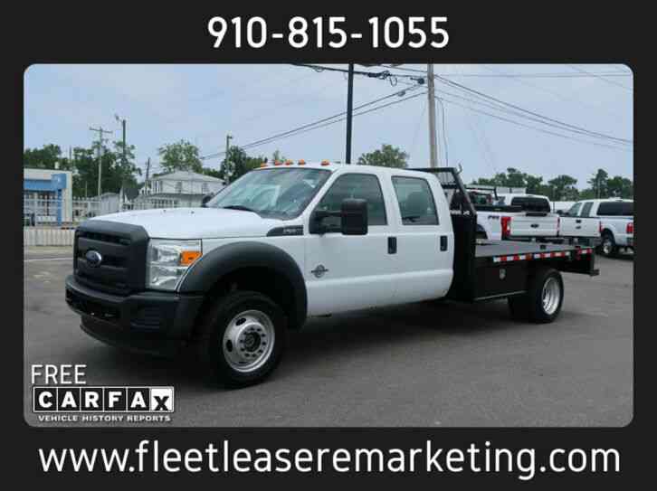 Ford F-550 Super Duty 4WD DRW Crew Cab Flatbed 12 Foot Flatbed 4WD Crew Cab Diesel (2013)