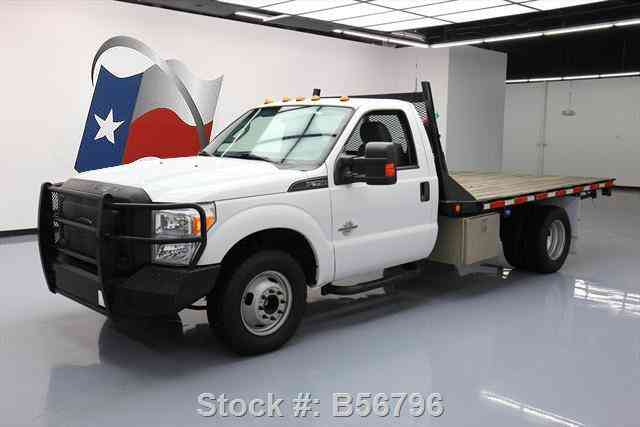 Ford F-350 REG CAB DIESEL DUALLY FLATBED (2013)