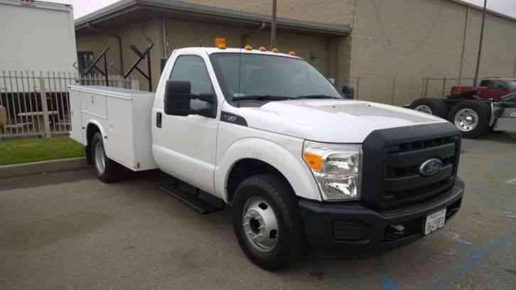 Ford F350 Service utility truck welder generator f450, great utility with Bobcat Welder Generator (2013)