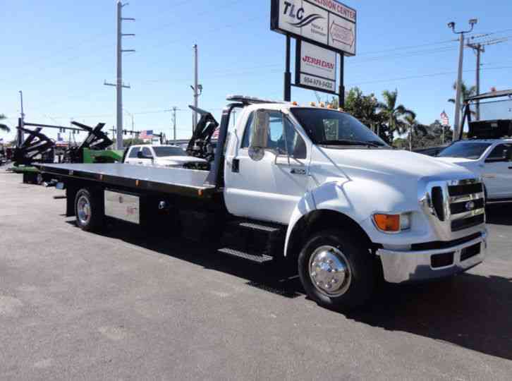 Ford F650 21RRSB. . 21FT X 96 WIDE JERRDAN ROLLBACK TOW TRUCK. (2013)