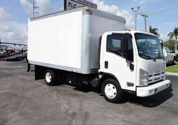 Isuzu NPR HD 14FT DRY BOX TRUCK . CARGO TRUCK (2013)