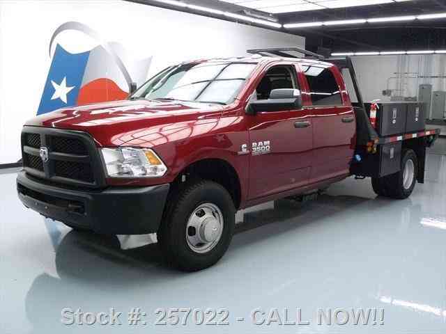 Dodge Ram 3500 CREW DIESEL DRW 4X4 FLAT BED (2014)