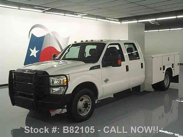 Ford F-350 CREW DIESEL DUALLY SERVICE UTILITY (2014)