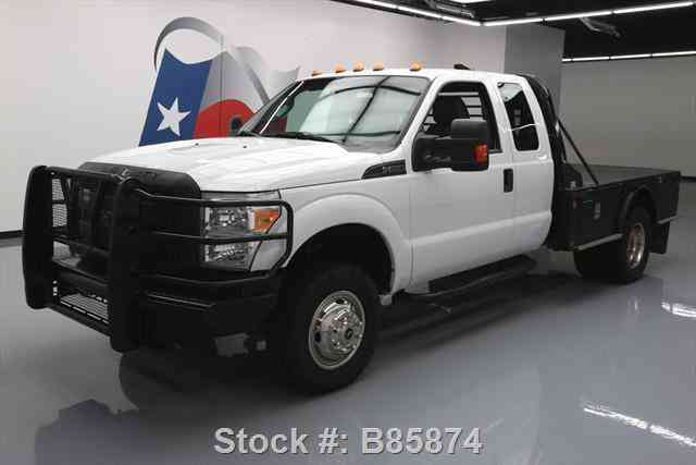 Ford F-350 SUPERCAB DIESEL DRW 4X4 FLAT BED (2014)