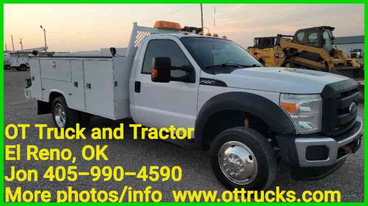 Ford F-550 11ft Mechanics Lube Welder Service Bed 6. 8L Gas (2014)
