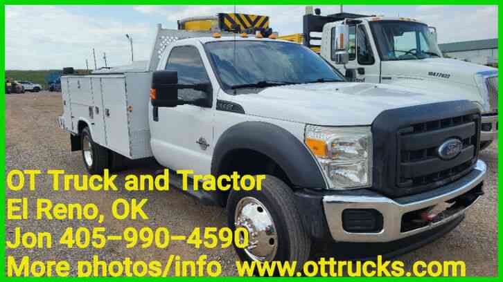 Ford F-550 4wd 11ft Mechanics Lube Service Bed 6. 7L Diesel (2014)