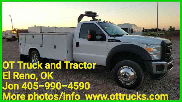 Ford F-550 4wd 11ft Mechanics Service Lube Bed Truck 6. 8L Gas F550 (2014)