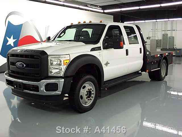 Ford F-550 4X4 CREW DIESEL DUALLY FLATBED TOW (2014)