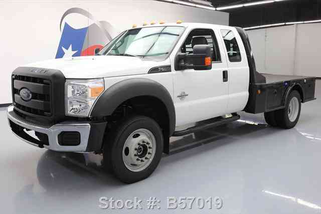 Ford F-550 EXT CAB 4X4 DIESEL DUALLY FLATBED (2014)