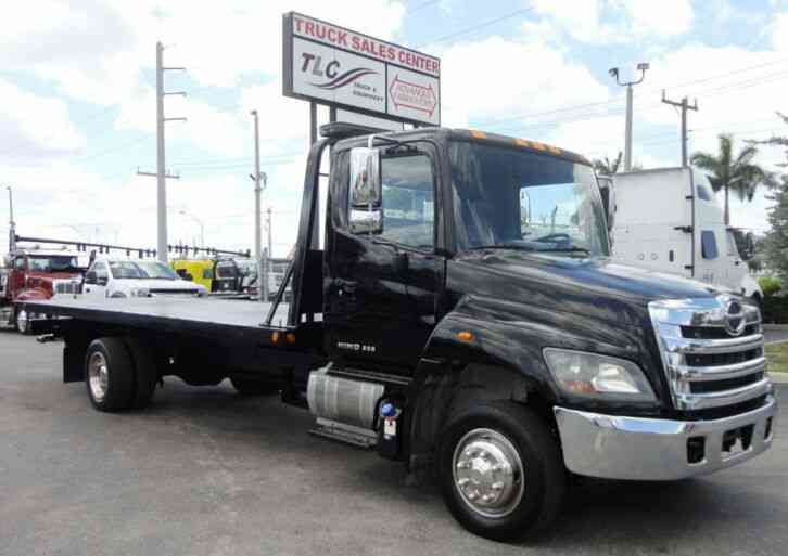 HINO 258LP 21FT CENTURY ROLLBACK CAR CARRIER TOW TRUCK. (2014)