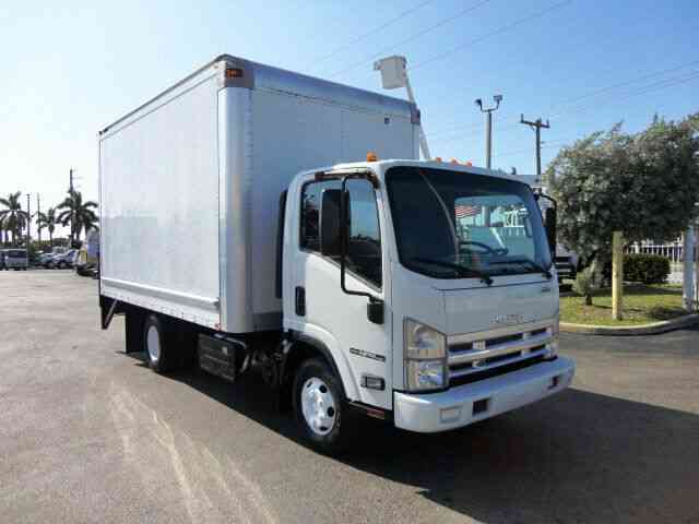 Isuzu NPR HD 14FT BOX & RAIL LIFTGATE 14, 500 GVWR (2014)