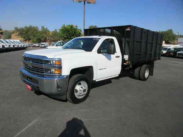 CHEVROLET C3500 WORK TRUCK 107280 Miles WHITE 12 #39; STAKE BED V8, 6. 0L; F (2015)