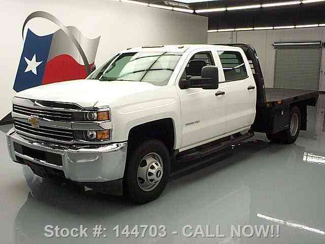 Chevrolet Silverado 3500 CREW 4X4 DUALLY FLAT BED (2015)