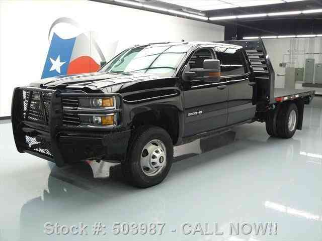 Chevrolet Silverado 3500 HD 4X4 CREW DIESEL FLATBED (2015)