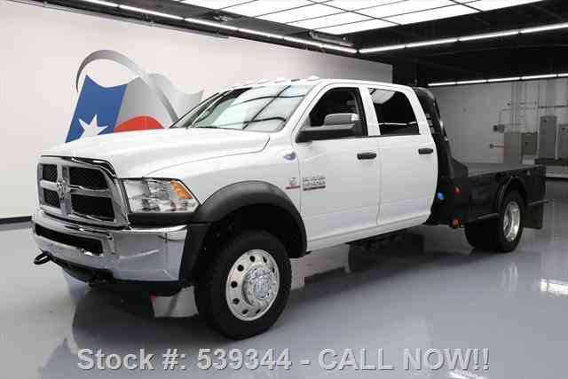 Dodge Ram 5500 CREW 4X4 DIESEL DAULLY FLATBED (2015)