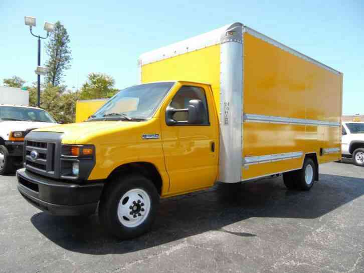 Ford E350 Cutaway Box Truck W Ramp 2015 Van Box Trucks