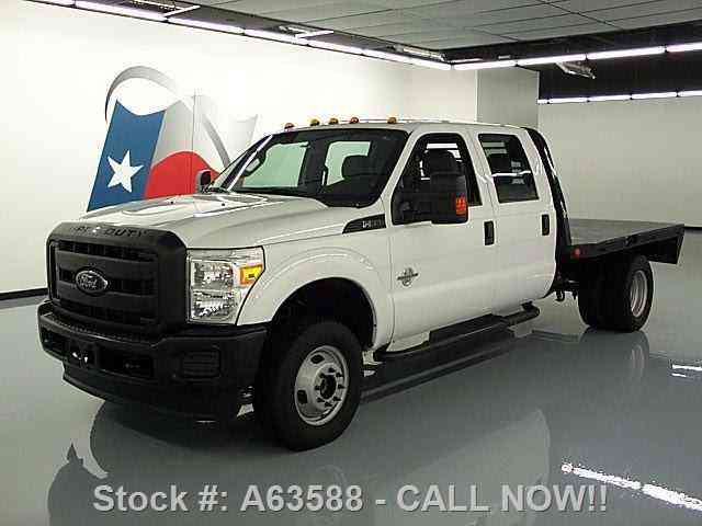 Ford F-350 CREW CAB DIESEL DRW 4X4 FLAT BED (2015)