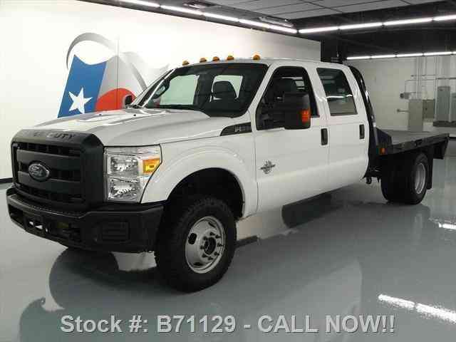 Ford F-350 CREW CAB DIESEL DRW 4X4 FLAT BED (2015)