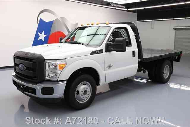 Ford F-350 REGULAR CAB DIESEL DUALLY FLATBED (2015)